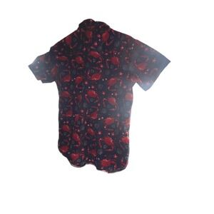 Men's Ditch Plains Blue‎ Crab Print Shirt - Size S